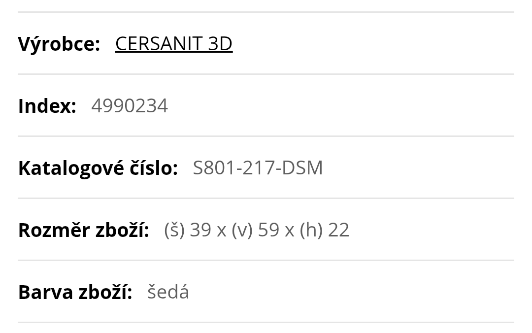 Koupelnová skříňka šedá - 4