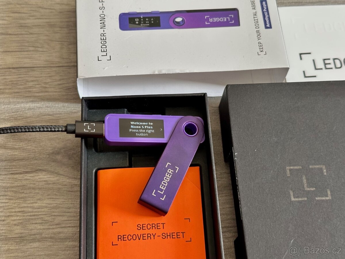 Ledger Nano S Plus peněženka crypto Hardware wallet purple - 4
