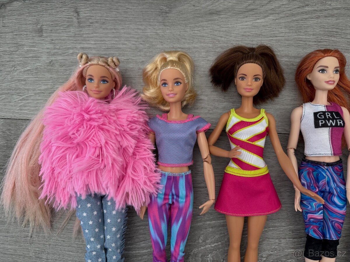Panenky BARBIE - sada - 4