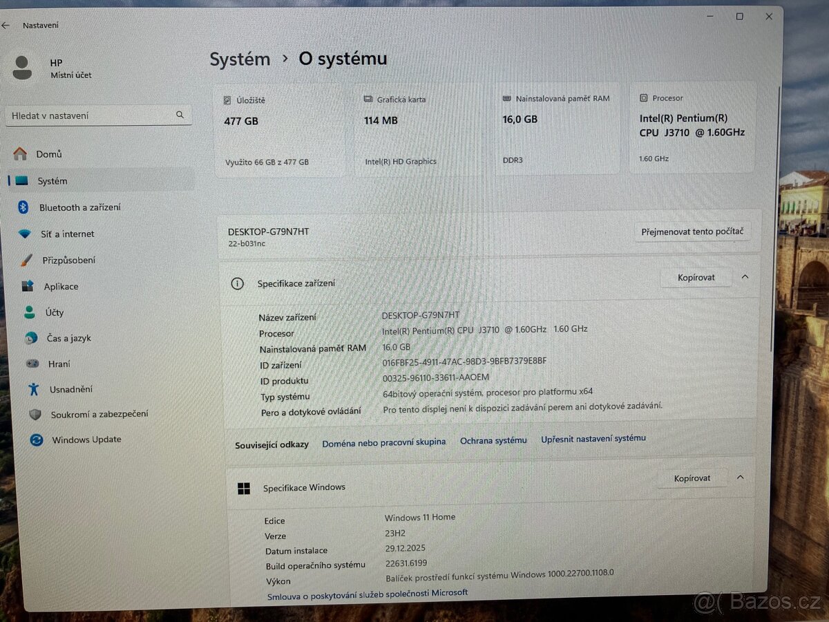 Stolní PC HP 22-b031nc - 4