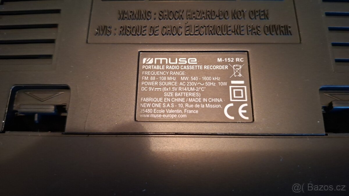 Prodám radiomagnetofon MUSE - 4