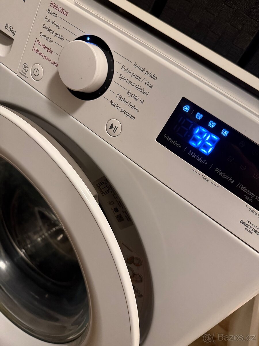 Pračka LG FA2S8V3GY3W - 8,5 kg SLIM - 4