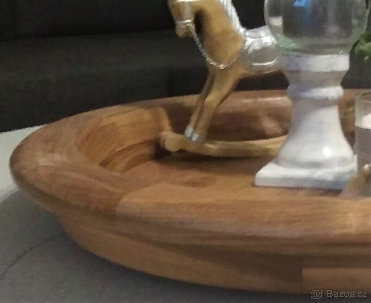 Drevený podnos 63 cm - 4