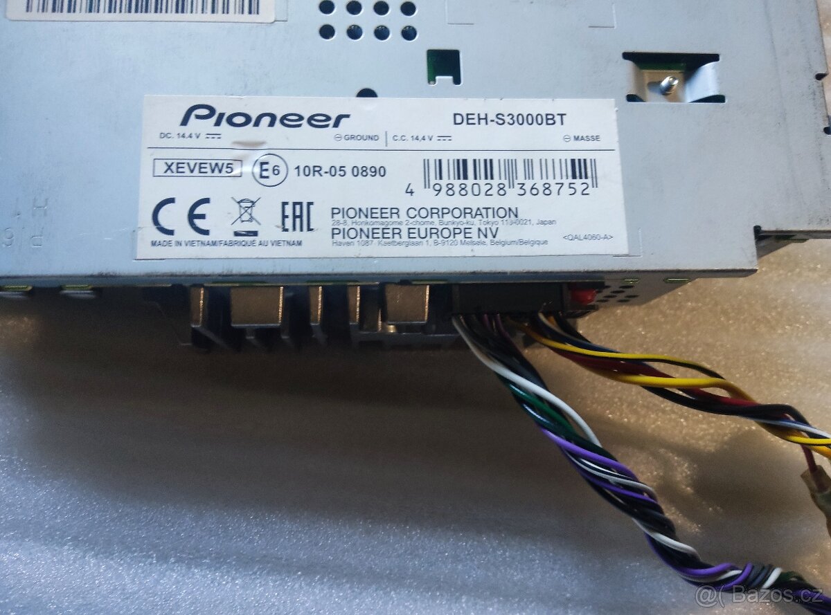 Pioneer DEH - S 3000 BT , bluetooth - 4
