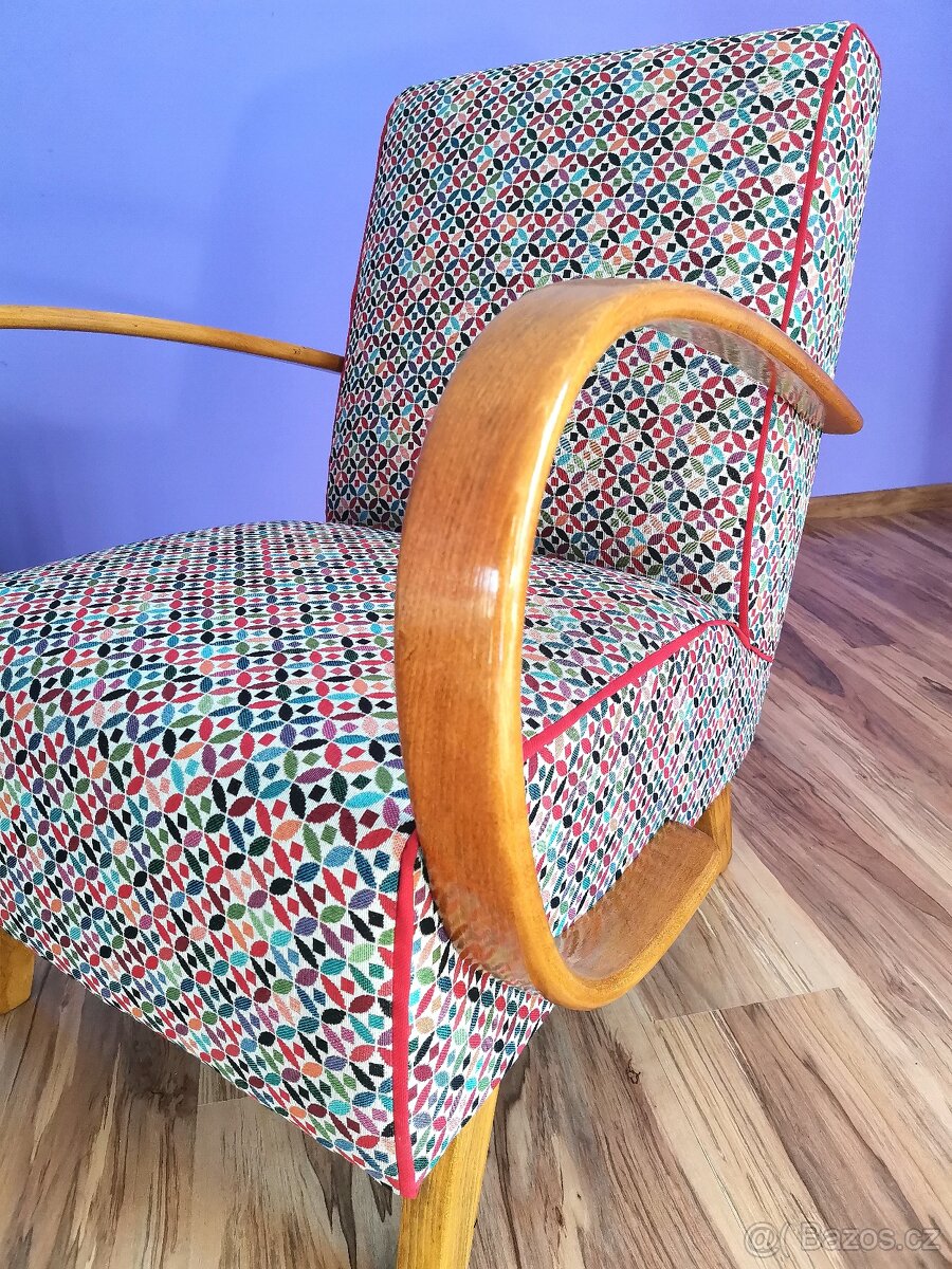 Křesla Halabala typu C Mozaika - 4