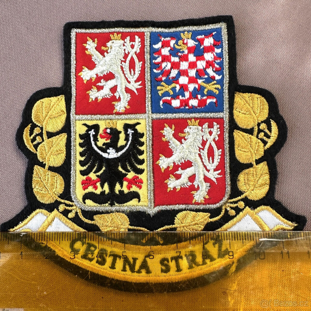 vojenská čestná stráž ČR nášivka velká na uniformu - 4
