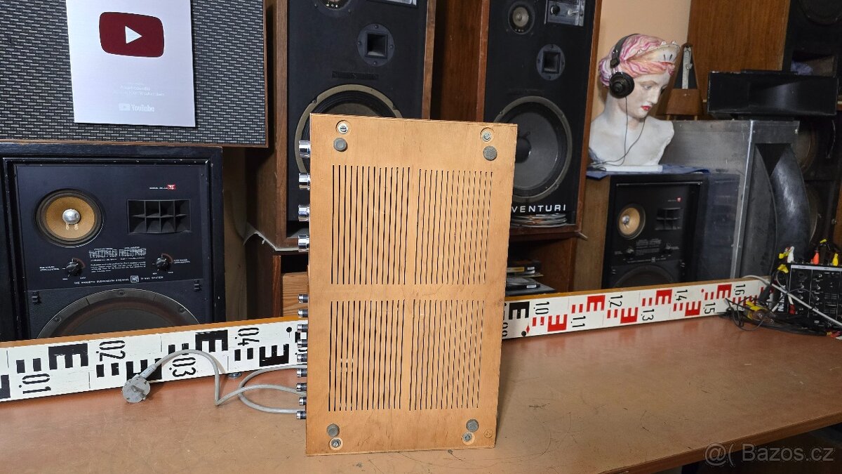 FERA stereo HIFI 50 - krásný zesilovač cca r. 1972 - 4