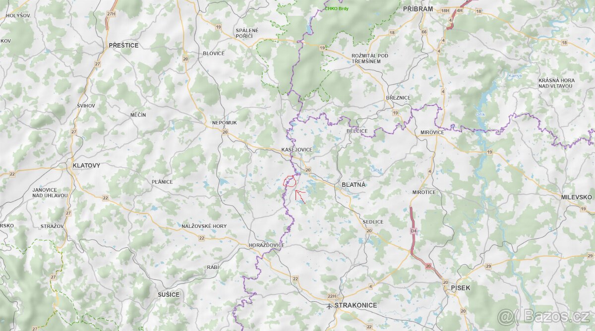 Prodám vodní plochu na k.ú. Zahorčičky. - 4