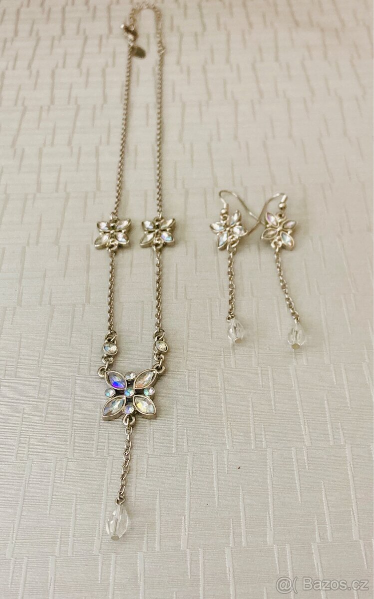 Soupravy bižuterie s perletí a kamínky - 4