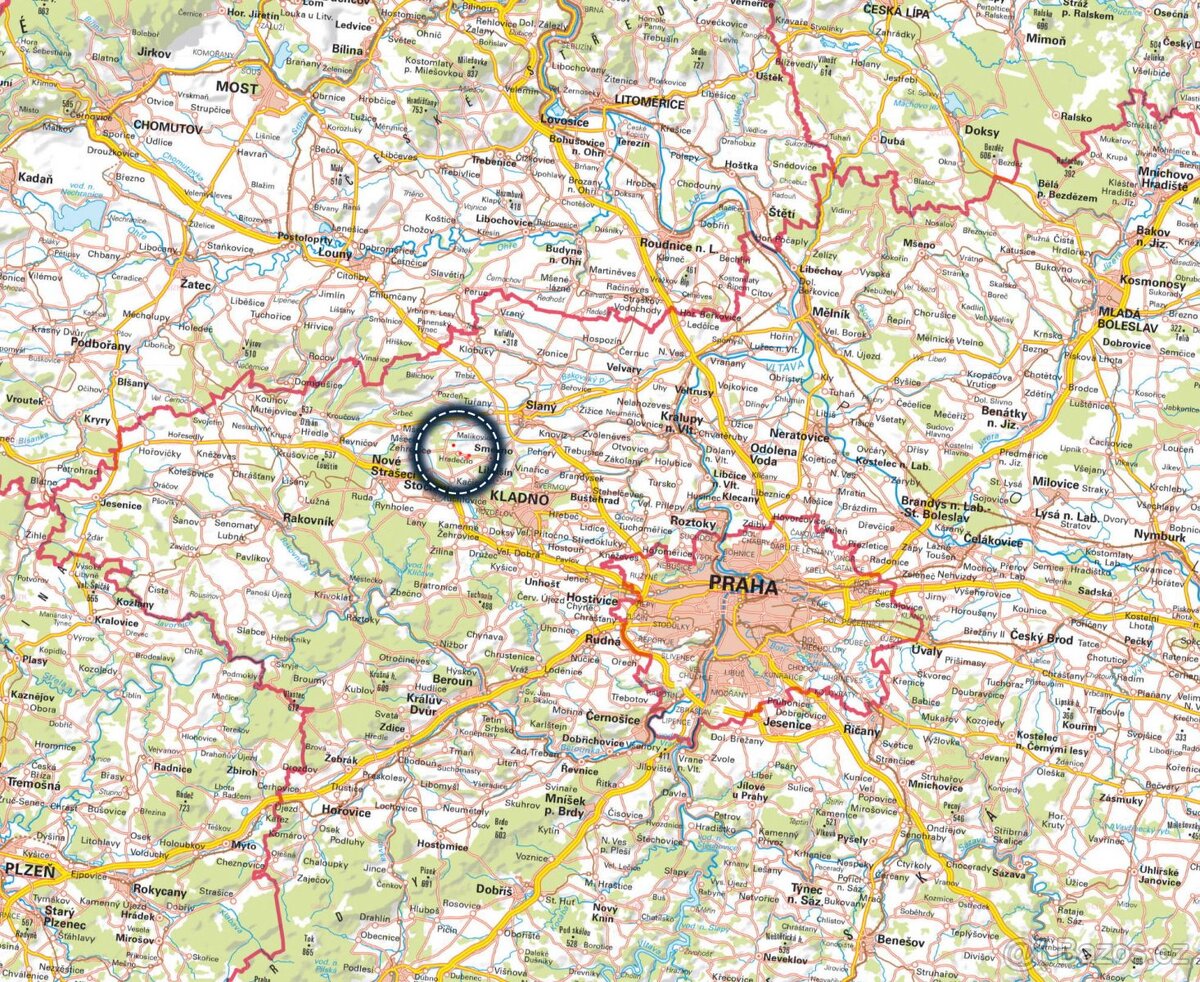 Zemědělská půda, prodej, Hradečno, Kladno - 4