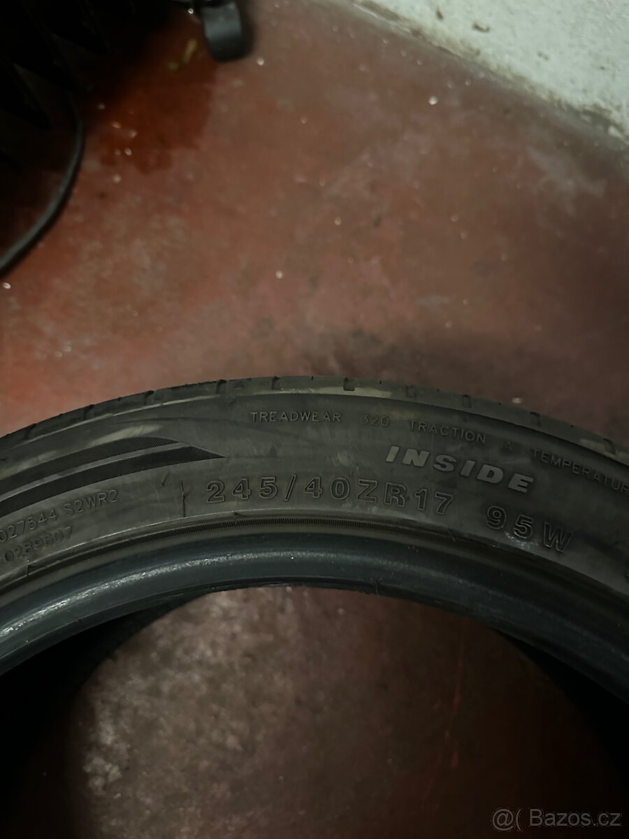 245/40/17 letní pneu Tracmax 2ks - 4