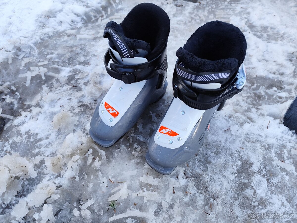 Dětské lyže HEAD (87 cm) + možnost lyžáky - 4