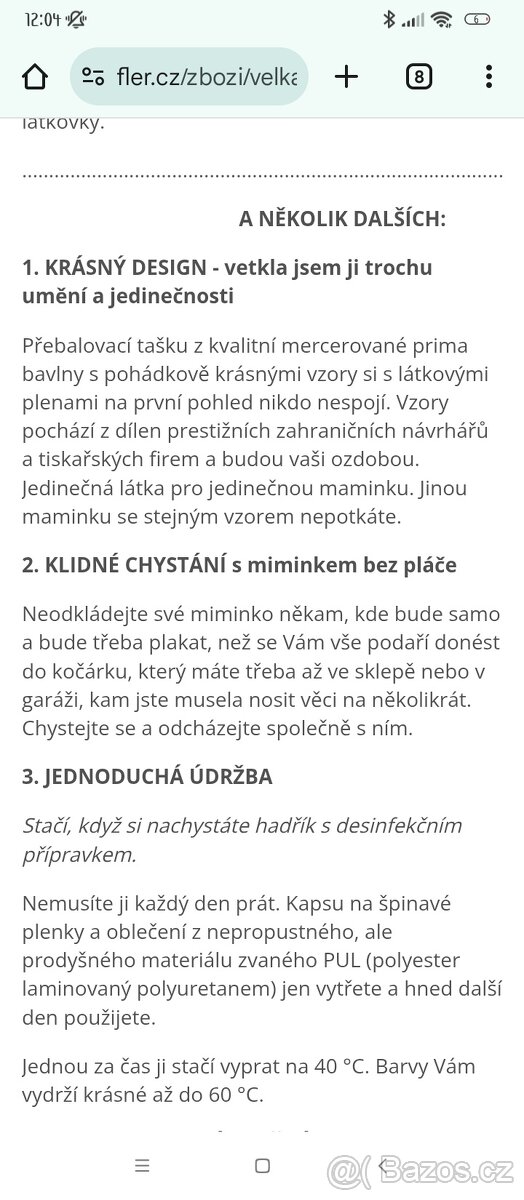 Set pro látkové pleny - 4
