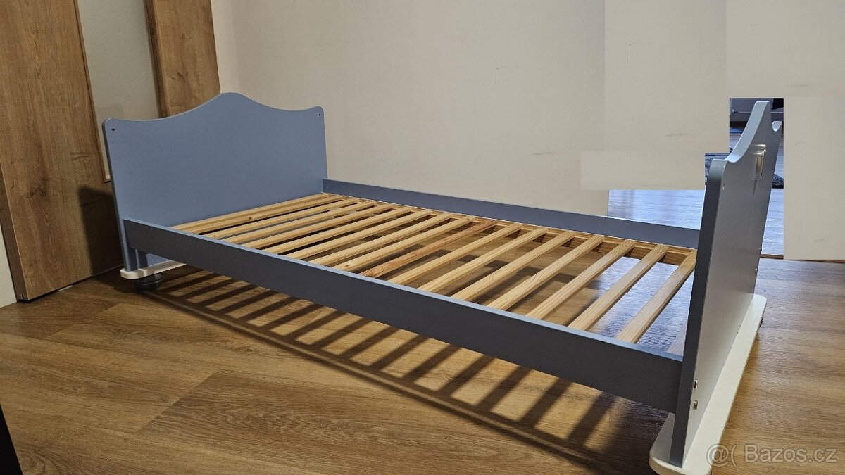 Dřevěná dětská postýlka Klups Princ 140 x 70 cm - 4