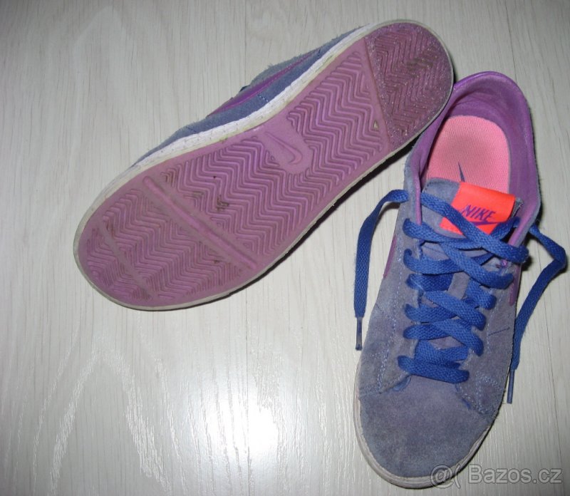 Dámské kožené tenisky NIKE blazer LOW suede GIRLS Trainer - 4