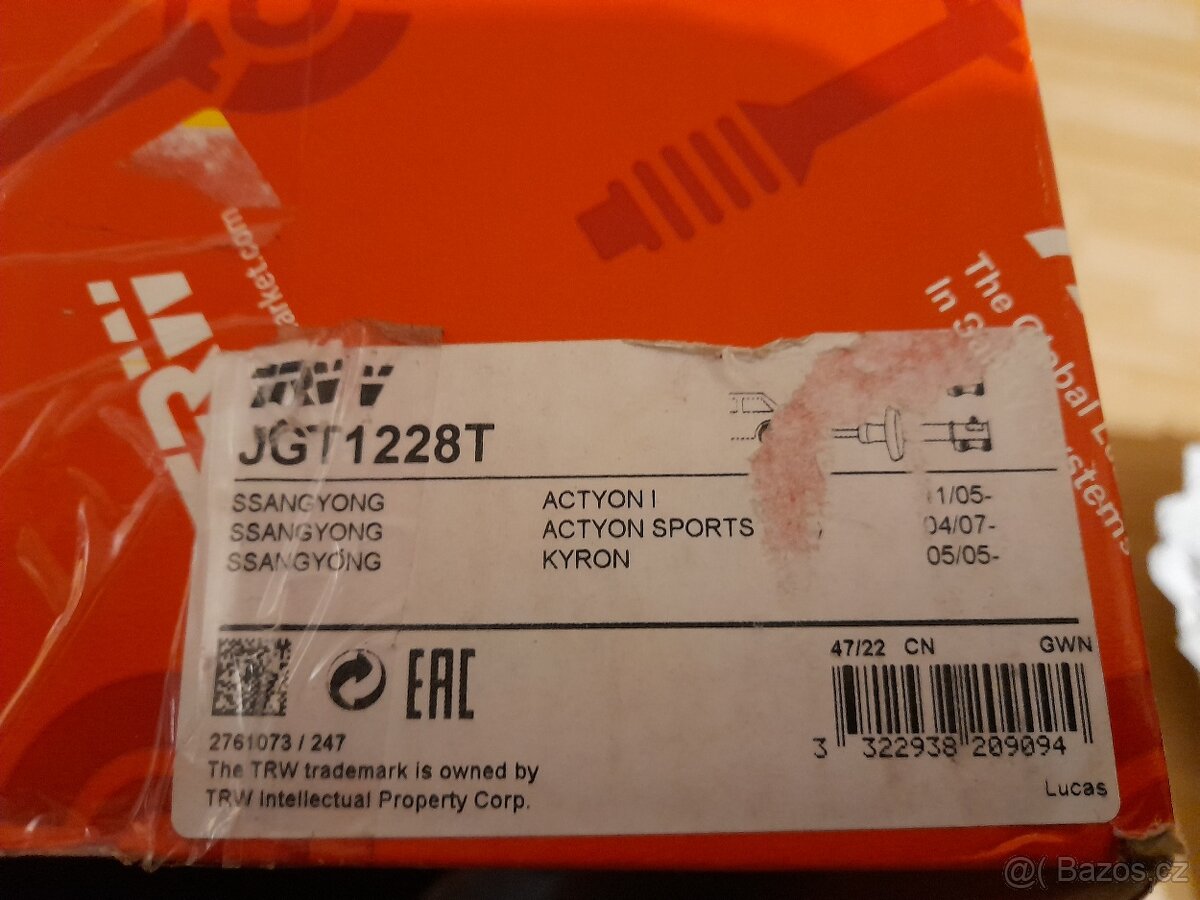 Ssangyong actyon/kyron/rexton tlumiče - 4