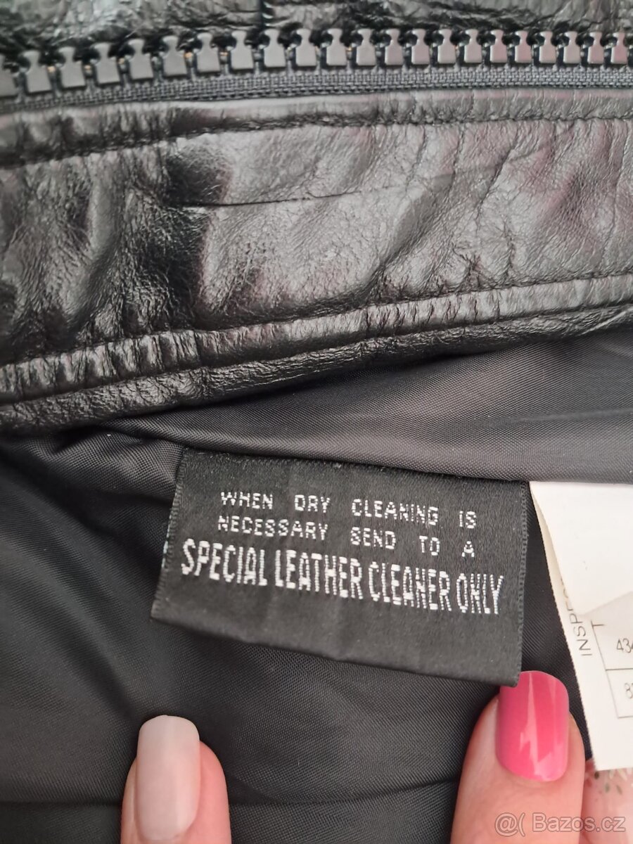 Motorkářská kožená bunda - 4