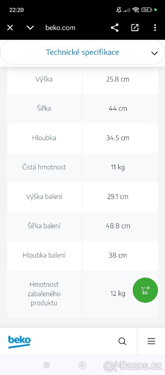 Mikrovlnná trouba Beko - 4