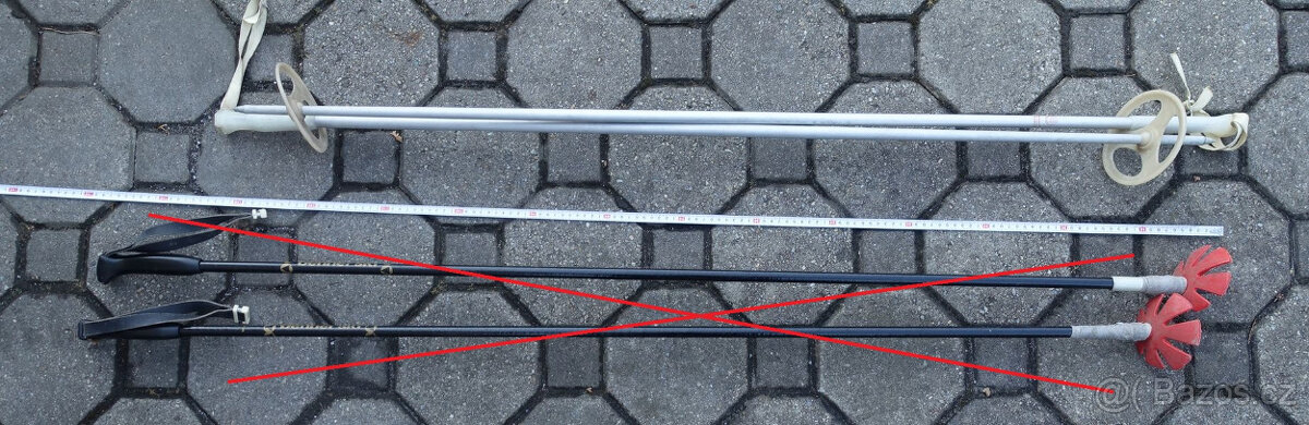 běžky hole hůlky boty lyžáky - 4