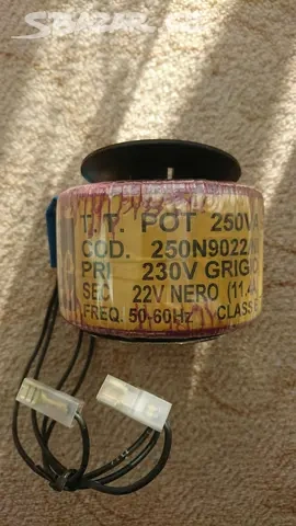 Toroidní transformátor trafo 230V/22V , 250VA - 4