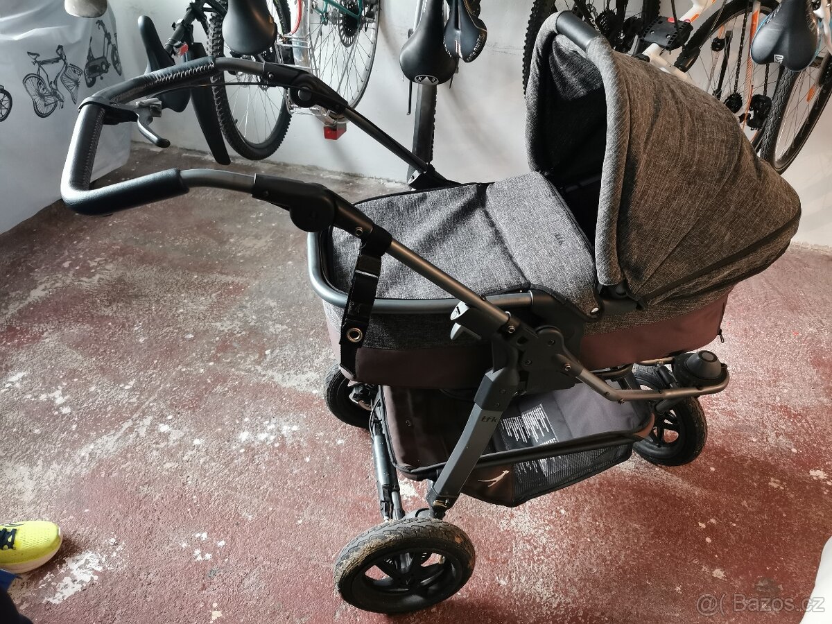 Kočárek tfk mono combi, šedá UV - 4