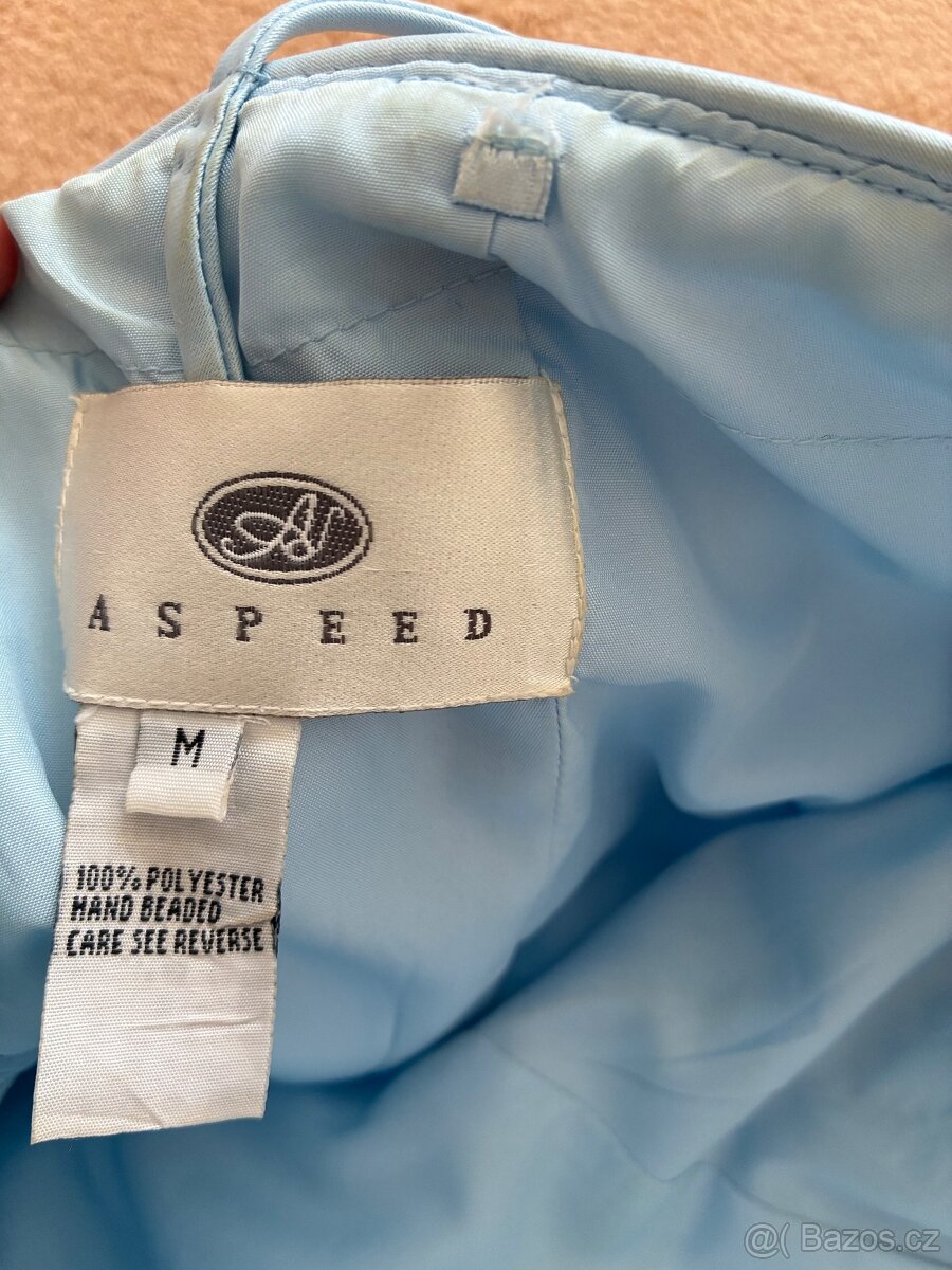 Krásné světle modré saty - 4