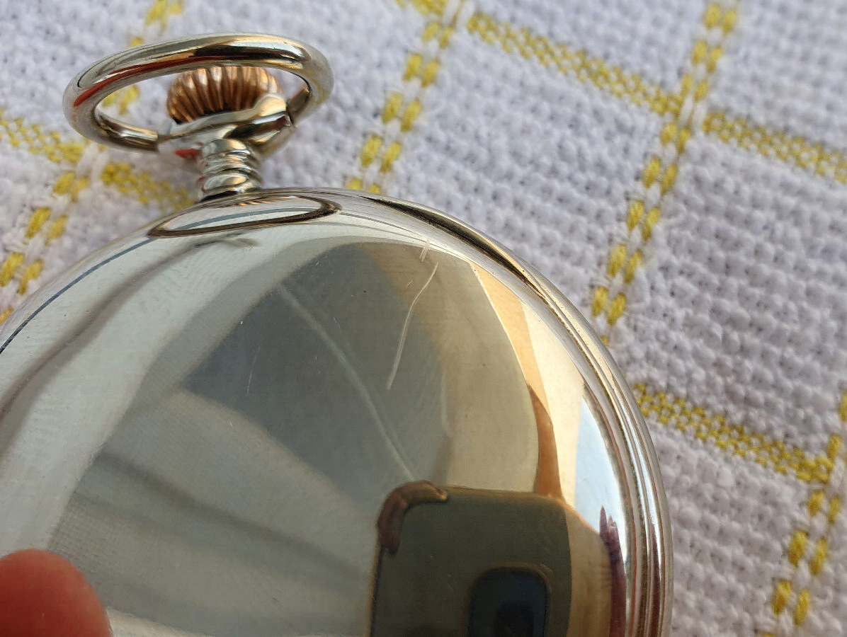 Kapesni hodinky Omega niklove - 4