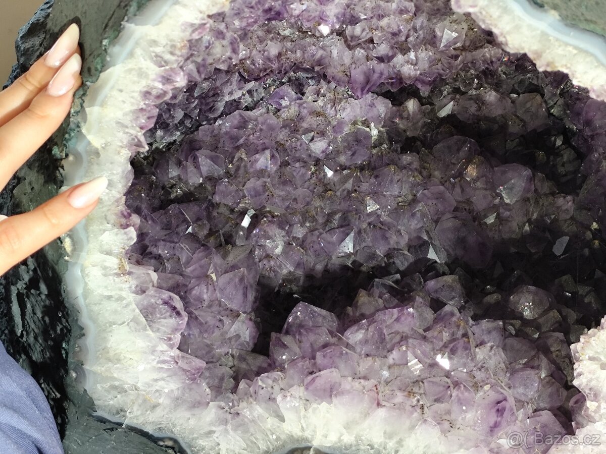 Minerál, ametyst, geoda - 4
