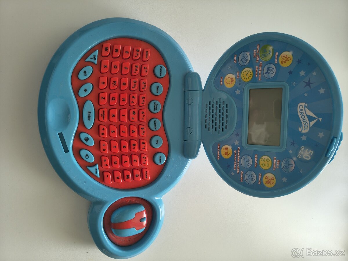 Hračky dětské - tablety mobil, rybičky, puzzle, počítač. - 4