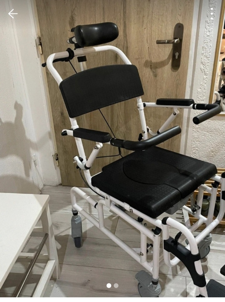 Koupací,toaletní polohovací vozík - 4