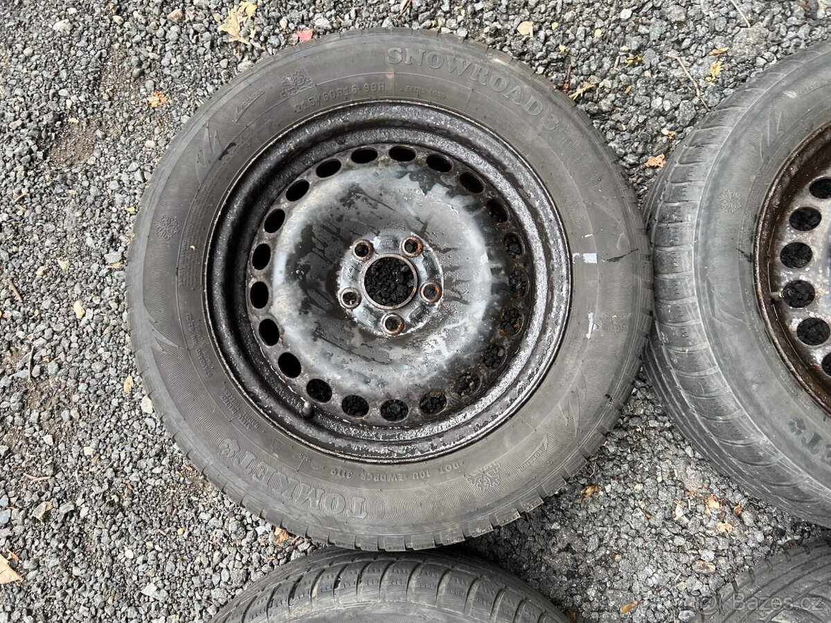 163. sada zimní kola 215/60 r16 5x108 - 4