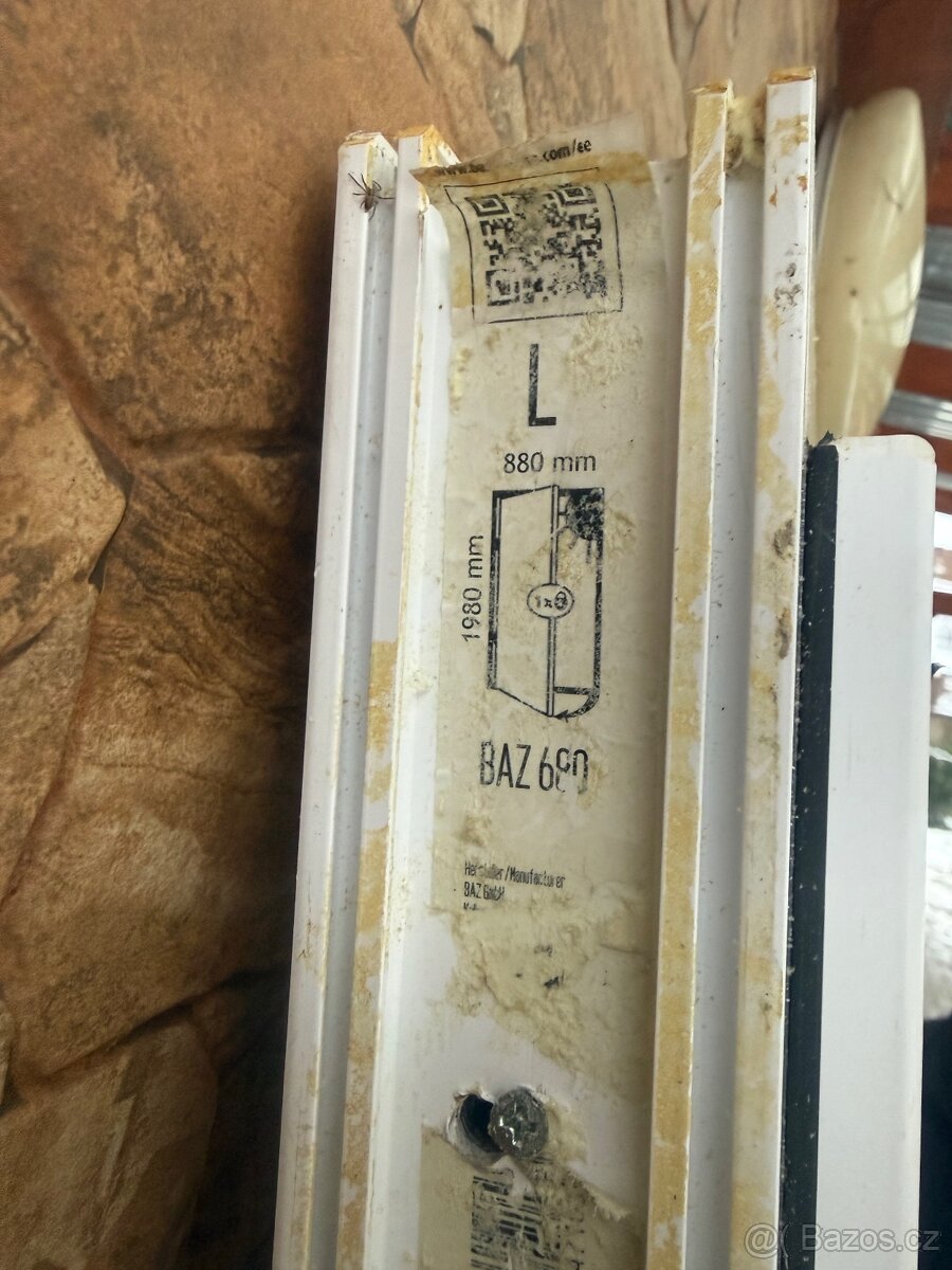 Plastové dveře levé 88x 198 cm - 4