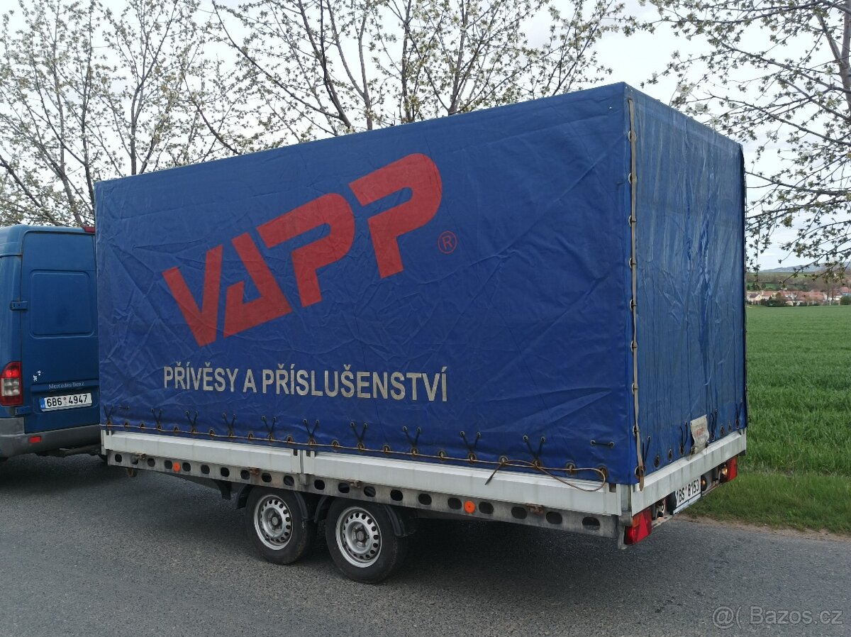 Přívěs Vapp 2.46 , valníkový s plachtou - 4