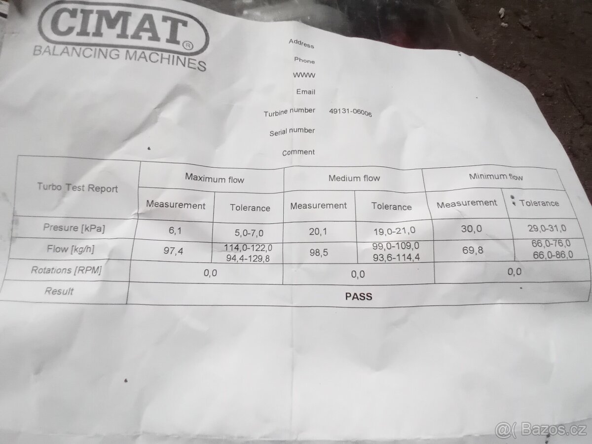 Turbo Mitsubishi 49131-06006 Opel Astra, Corsa, Combo - 4