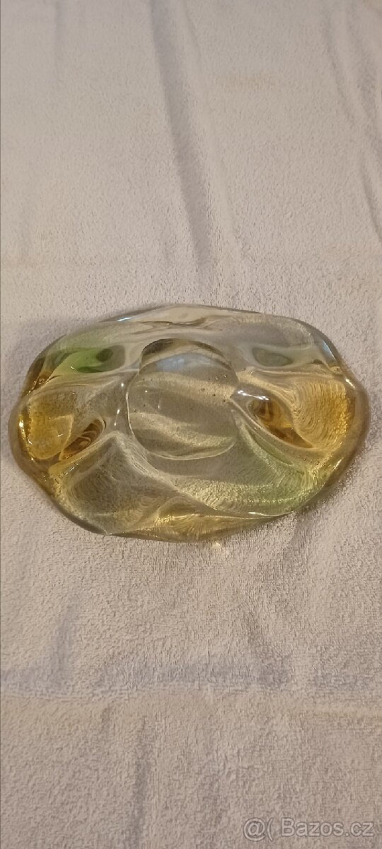 Hutní sklo mísa - 4