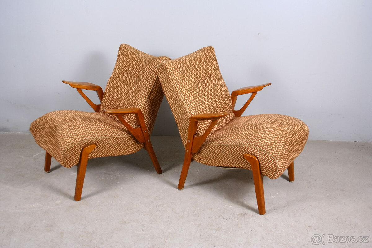 retro křesla / BRUSEL / cena za pár - 4