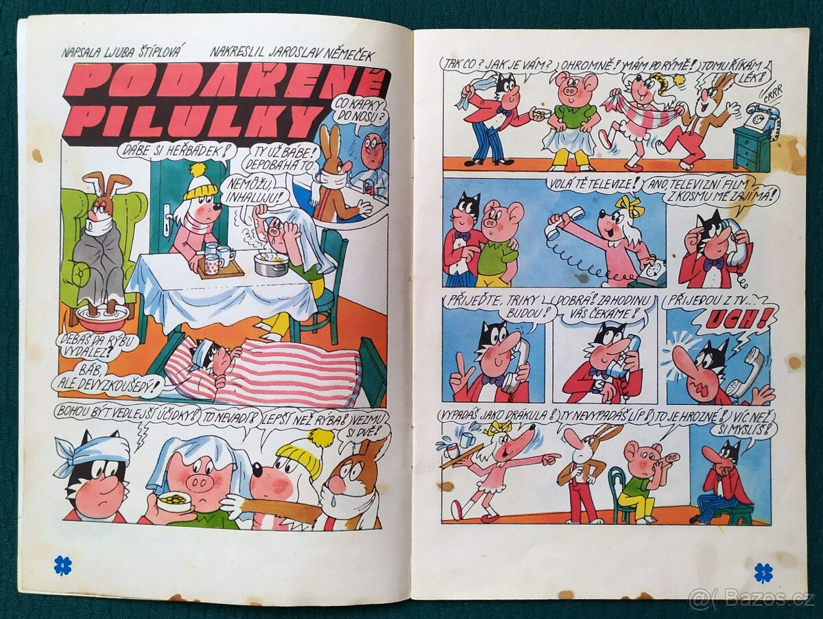 ČTYŘLÍSTEK č. 165/1989 PODAŘENÉ PILULKY hledaný - 4