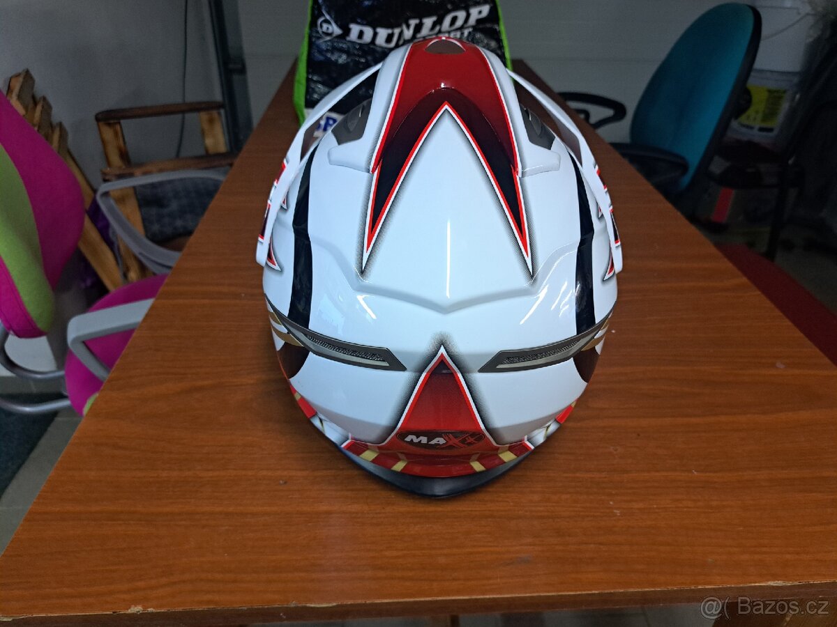 Enduro prilba s plexi vel.M - 4