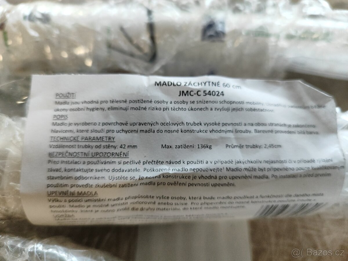 Nová záchytná kovová madla 5ks - 4
