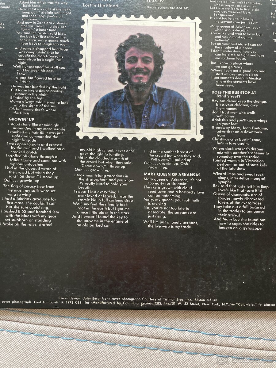 Springsteen LP Greetings From Asbury - 4