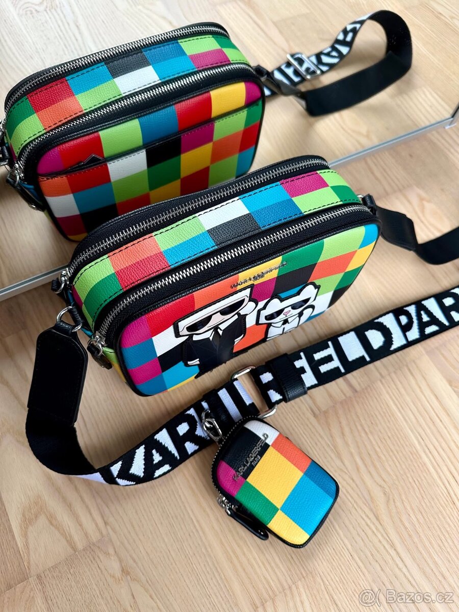 KOSTIČKOVÁ CROSSBODY KABELKA KARL LAGERFELD 1 - 4