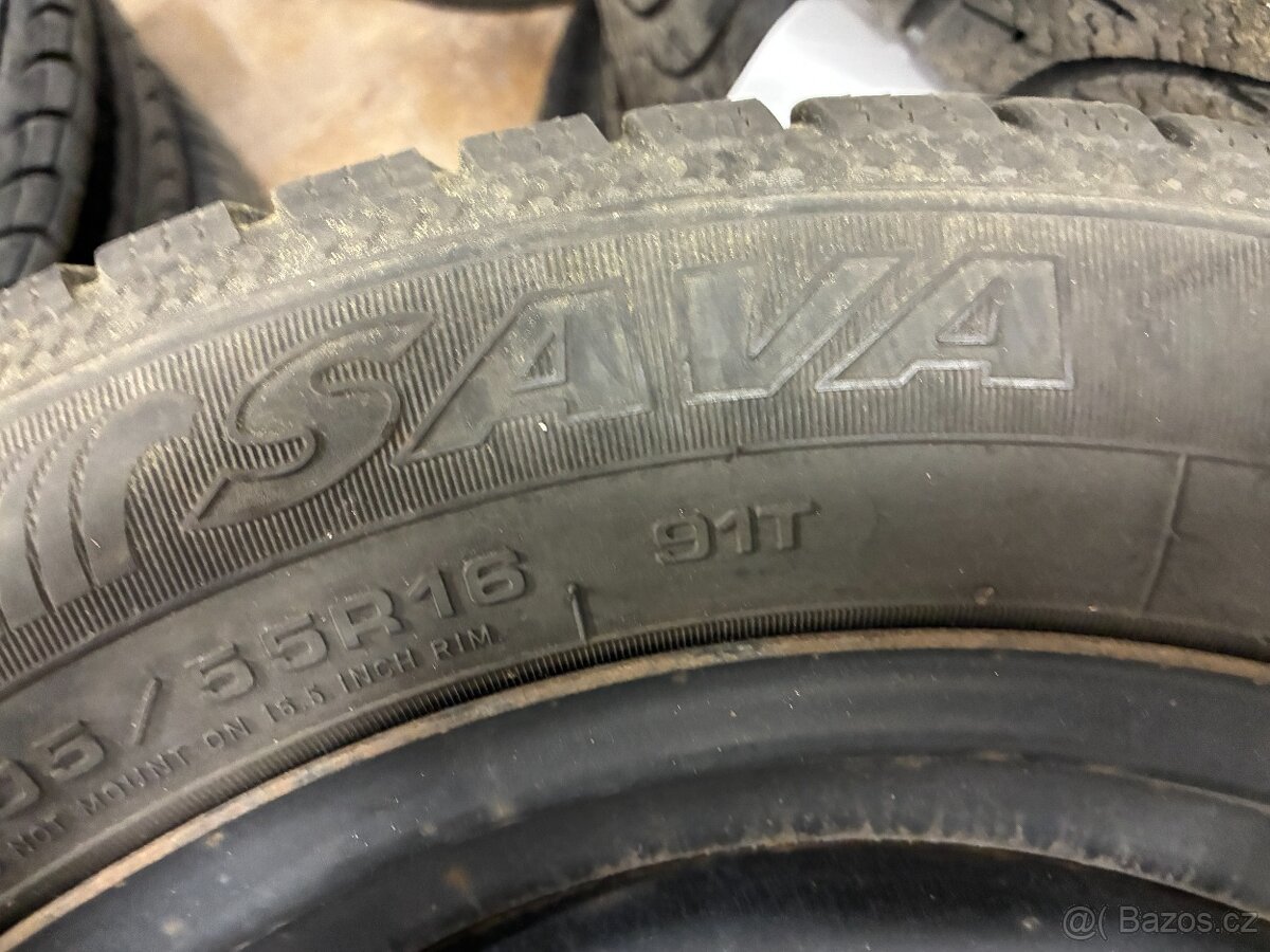 Zimní pneu vč TPMS + plechový disk Kia Ceed, cena za 1ks - 4