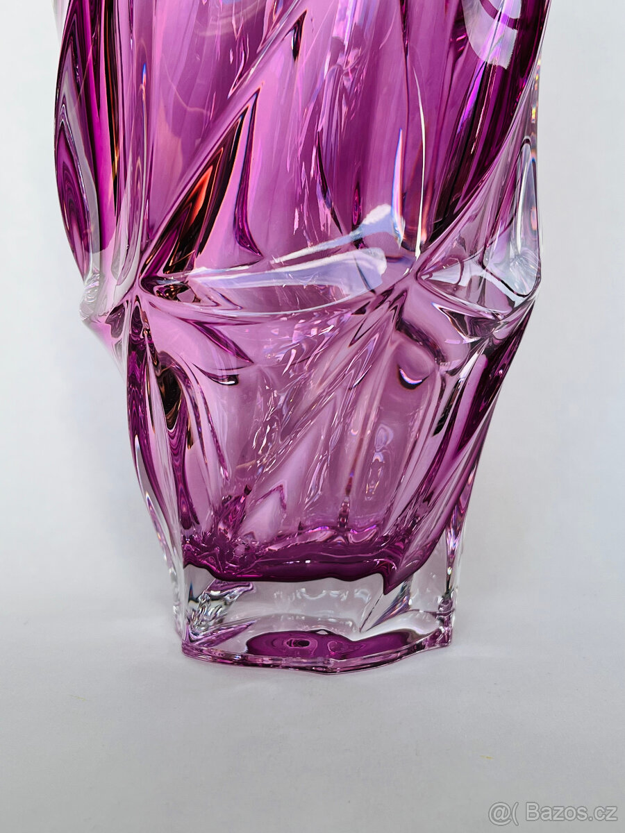 Křišťálová váza Flamenco 29 cm, Bohemia Treasury - 4