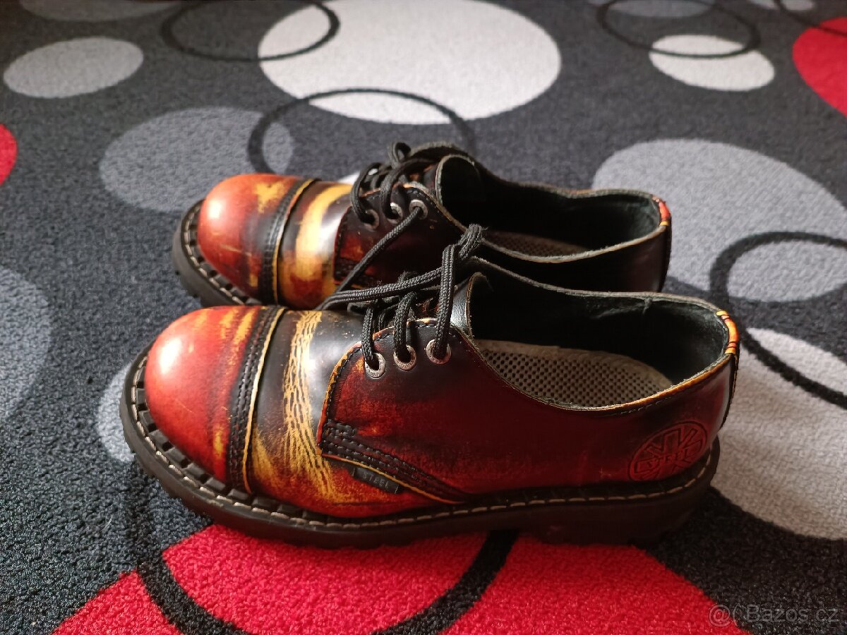 Pánské boty kožené STEEL Bezkonkurenční cena - 4