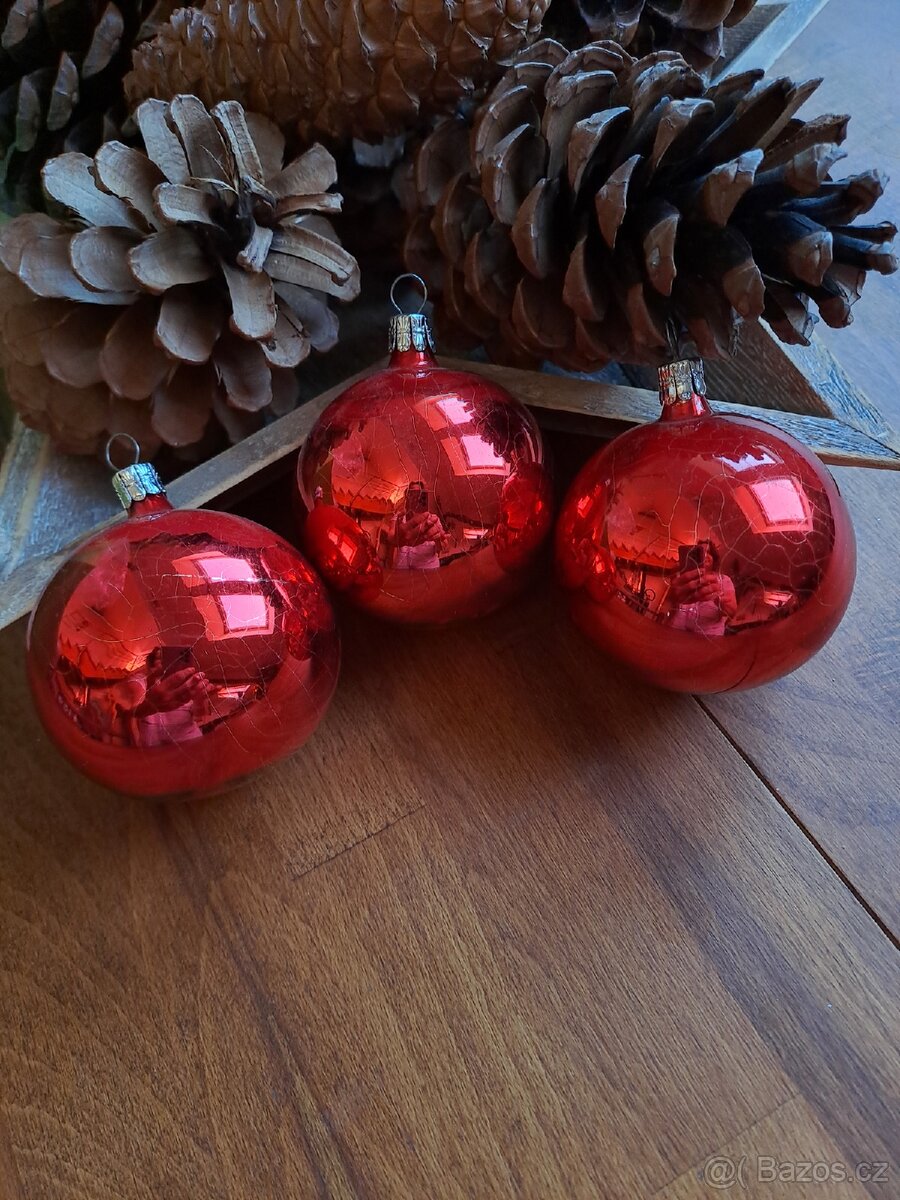 Retro vánoční ozdoby 26ks - 4