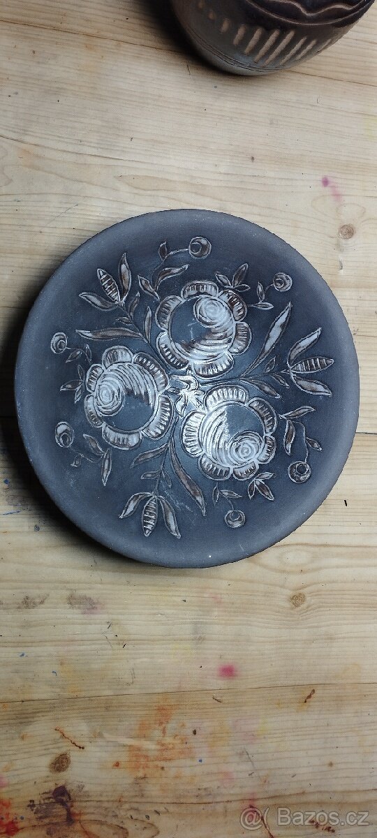 Váza, džbán, talíř dekorační - 4