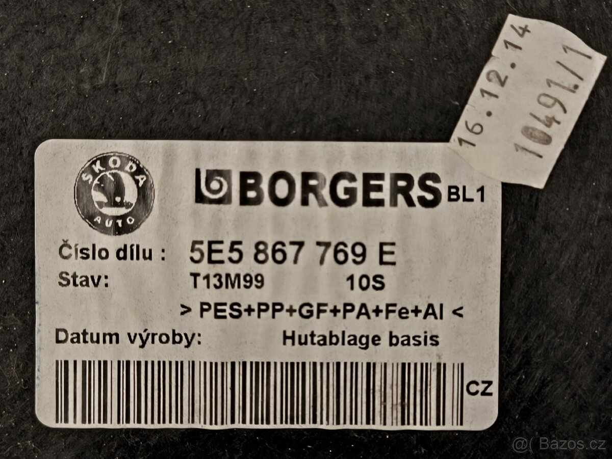 ŠKODA OCTAVIA III PLATO KUFRU - 4