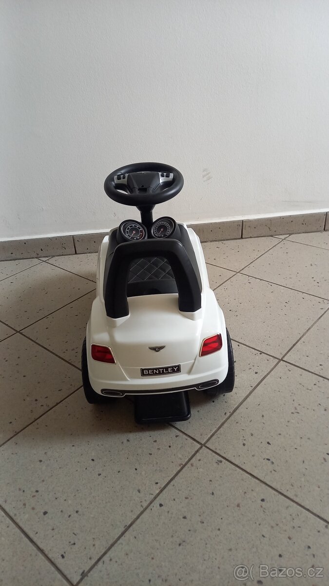 Dětské autíčko BENTLEY - bílá - 4