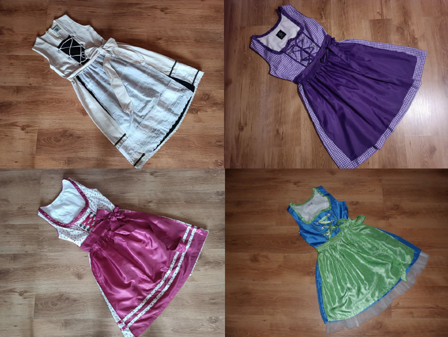 Bavorský kroj veľk. 34-48 DIRNDL - 4