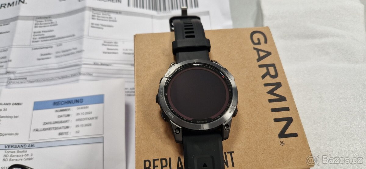 Garmin Fenix 7 sapphire solar titanium nové - 4